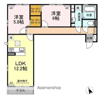 ロイヤルハイム【1階】の間取り