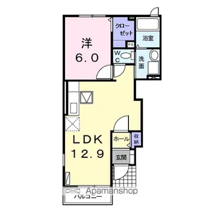 アバンツァートM【1階】の間取り