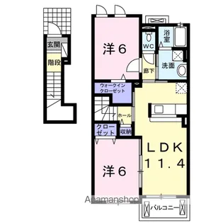 シーサイド・アベニューB【202号室】の間取り