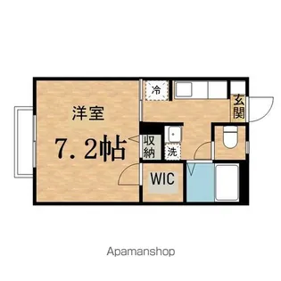 カーサデフィウメ【1階】の間取り