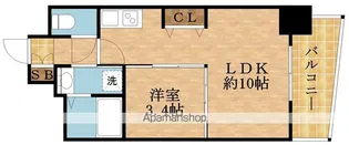 セレニテ京橋クレア【9階】の間取り