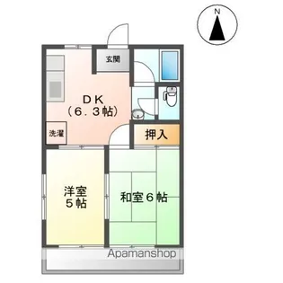 パールハイムセンダ【3階】の間取り
