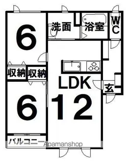 ALPHAⅠ【1階】の間取り