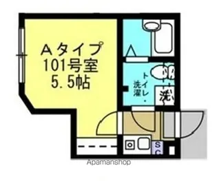 SINCREASE中村橋【1階】の間取り