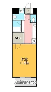 クオリア若宮町【9階】の間取り