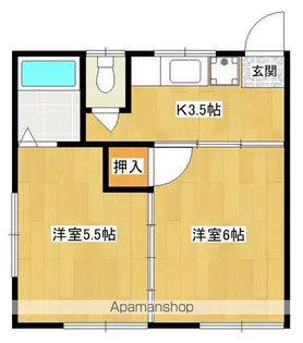 アーバン東【2階】の間取り