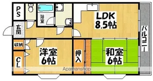 ソファイン深井【5階】の間取り