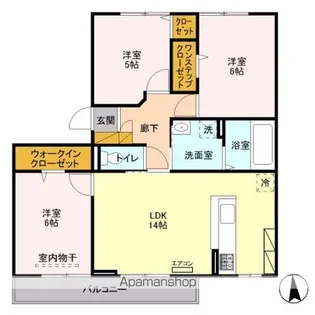 LATEST NAKAJIMA【3階】の間取り