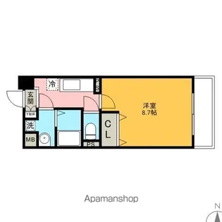 マ シェリ【303号室】の間取り