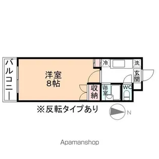 ジョイナス大町【105号室】の間取り