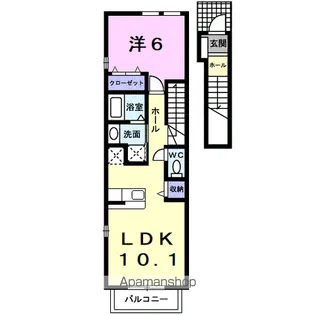 ベリエM【2階】の間取り