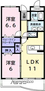 アンナ・ミーナ130ヒルズ【4階】の間取り