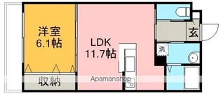 クレアールⅡ【1階】の間取り