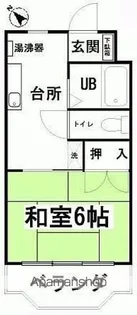 ネモトハイツ【203号室】の間取り