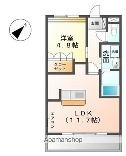 リレート・ブレス【207号室】の間取り