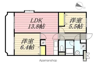 ベルタウン【1階】の間取り