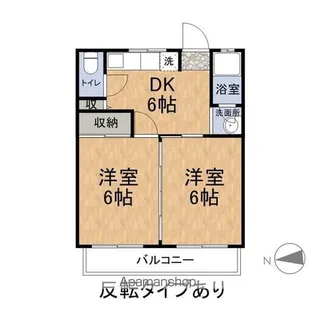 藪の内ハイツ【203号室】の間取り
