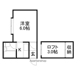 ソシアルエイト【1階】の間取り