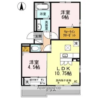 モン シェリー【1階】の間取り