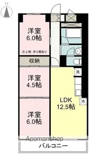 オーロラビル【3階】の間取り