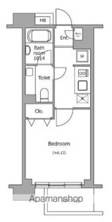 レジディア新宿イーストⅡ【2階】の間取り