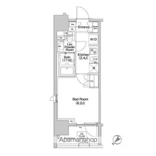コンフォリア品川EAST【8階】の間取り