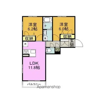 レフィアント【3階】の間取り
