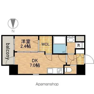 エステムコート名古屋新栄2アリーナ【10階】の間取り