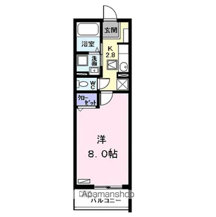 キャッスル横前【1階】の間取り