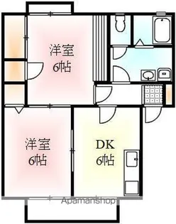 シュガーコート II【2階】の間取り
