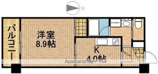 エクシード田町【9階】の間取り