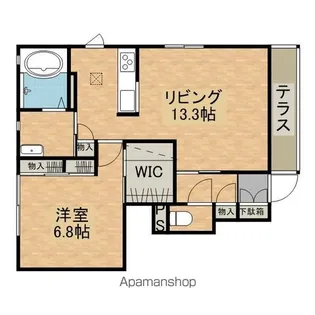グランド・プレミアム【103号室】の間取り