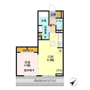フェリーチェおおたかの森Ⅱ【1階】の間取り