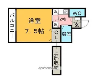 エステートモア舞鶴【6階】の間取り