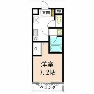 ヨシキビル【2階】の間取り