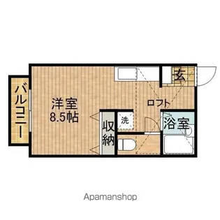 フローラ泉町A【2階】の間取り