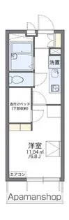 レオパレスボヌール若林【303号室】の間取り