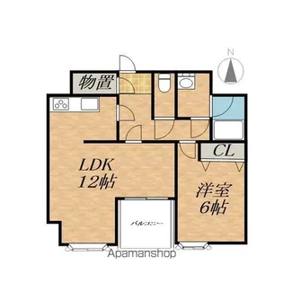 NC西3.4マンション【8階】の間取り
