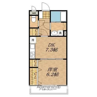 セレクトⅥ【205号室】の間取り