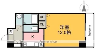 ディアメゾン十日市【8階】の間取り