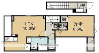 ソレイユ【2階】の間取り
