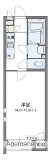 クレイノファミーユ【206号室】の間取り