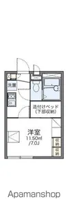 レオパレスメゾン ローリエ【2階】の間取り