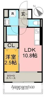 J.リヴェール高知一宮【3階】の間取り