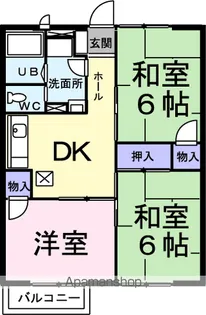 カーサフェリスA【102号室】の間取り