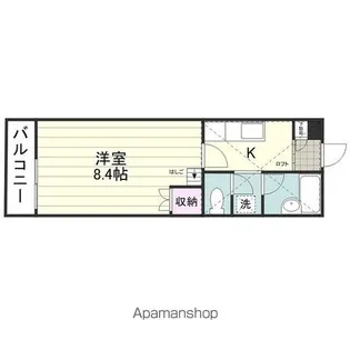 ヒルサイドフラッツ【304号室】の間取り