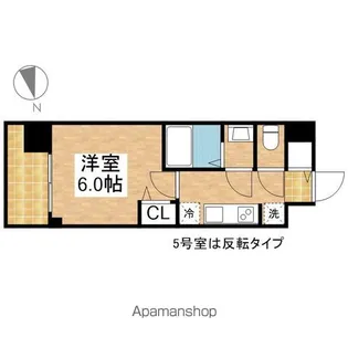 愛知県名古屋市中区新栄1丁目【マンション】の間取り
