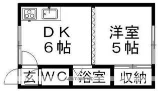 クルーズハウス澄川【5号室】の間取り