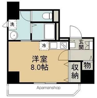 RISE脇田本町Ⅱ【2階】の間取り