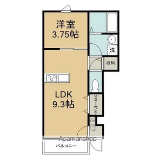 CASA PACIFICA HIYOSHI EAST【1階】の間取り